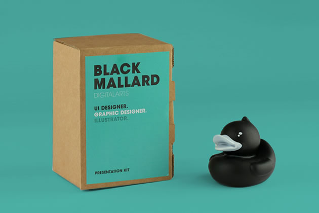 Blackmallard pack and rubber duck